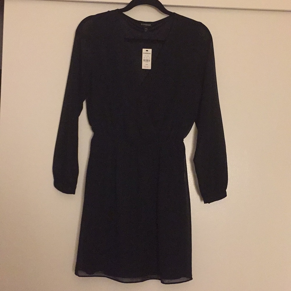 Express Black Cocktail Dress